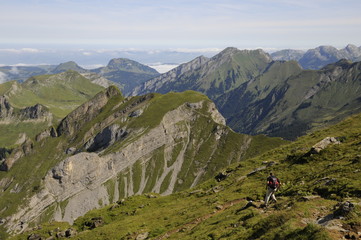 Abstieg vom Druesberg