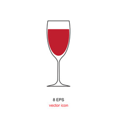 Wine glass icon
