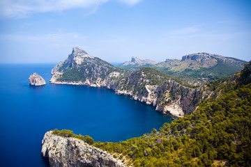 Fototapeta na wymiar Cape Formentor in Mallorca
