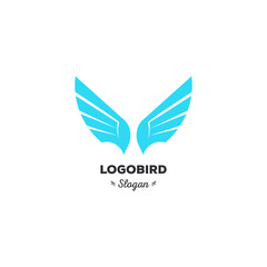 Isolated, cartoon, geek, strict eagle flying, triangular vector shape, minimalism, flat, stylish, geometric stylized logotype, blue color logo template, bird, wings, feathers, eagle element logo