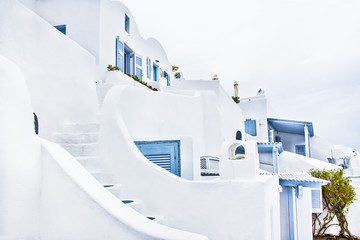 White architecture in Santorini, Greece