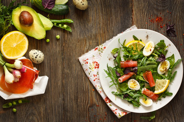 Fresh ham salad.
