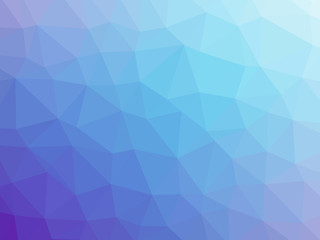 Obraz premium Purple blue gradient polygon shaped background