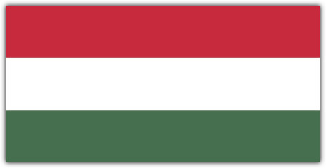 Ungarische Flagge als Vektor