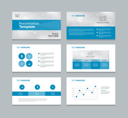 Obraz premium abstract page layout design template for presentation and brochure report with info graphic elements design set
