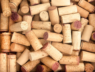 Wine corks background