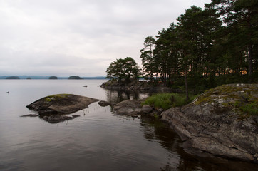 Fototapeta na wymiar Kanutour Schweden