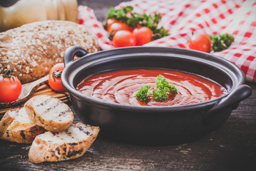 Tomato gazpacho soup