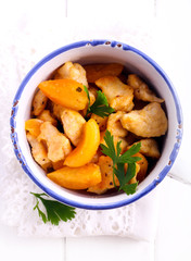 Chicken breast with apricot