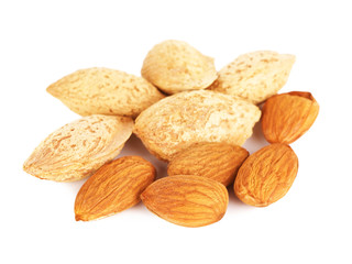 Almonds Peeled And Unpeeled