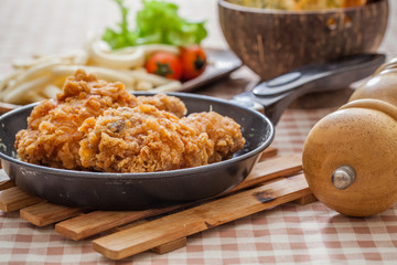 Fried chicken
