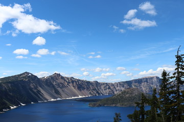 Crater Lake And Wizard Island