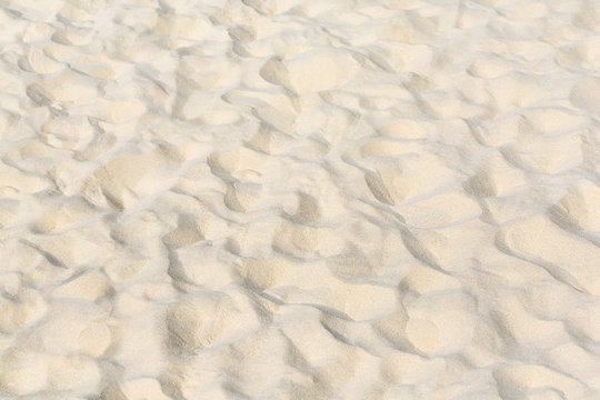 Lines in the sand of a beach
