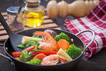 Stir-fried vegetables
