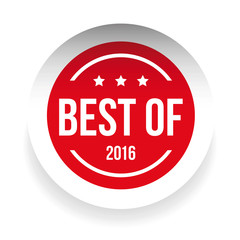 Best of 2016 label on white background