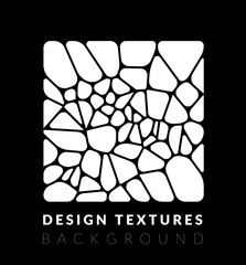 Abstact voronoi design vector background