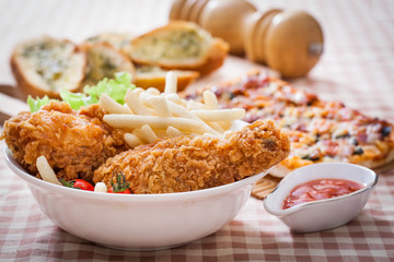Fried chicken