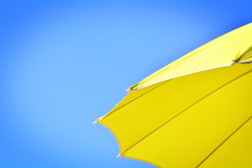 The umbrella for the sun in the summer time.