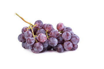 grapes isolated on over white background