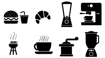 Cuisine en 8 icônes