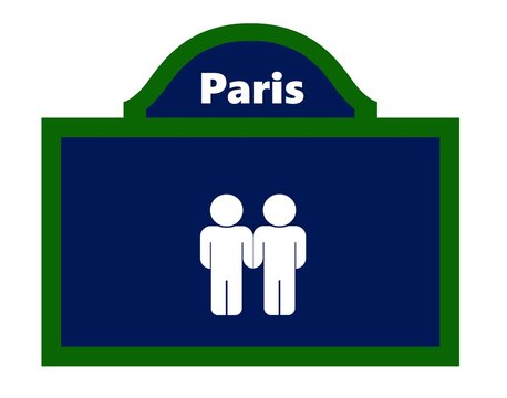 Couple Gay à Paris