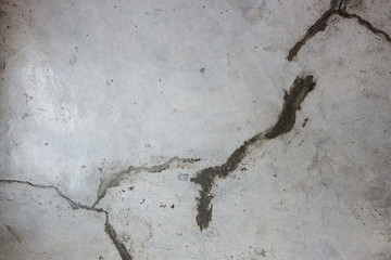 The Dirty Wall with Crack