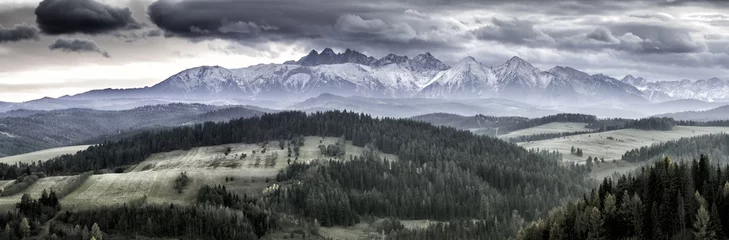 Photo sur Plexiglas Panoramique Panorama Tatry