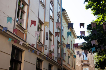Fototapeta premium garland from flags