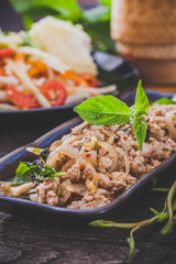 Minced meat salad