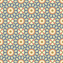 Seamless mandala pattern. Vintage elements in oriental style. Texture for wallpapers, backgrounds and page fill or printing on fabric or paper. Islam, arabic, indian, turkish,ottoman motifs. Vector.