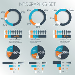 Infographics Design Elements Set - Vector EPS10