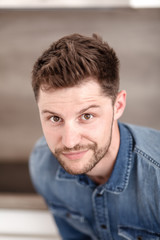 Obraz premium Portrait of a young successful man.