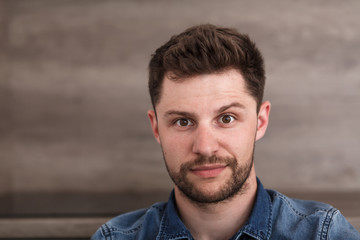 Fototapeta premium Portrait of a young successful man.