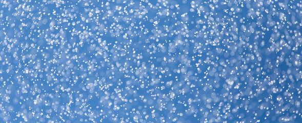 raindrops on a blue sky