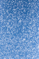 raindrops on a blue sky