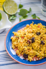 healthy couscous salad