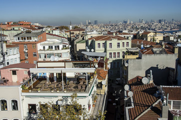 Panorama of theold part (Ortakoy) of Istanbul, Turkey - obrazy, fototapety, plakaty