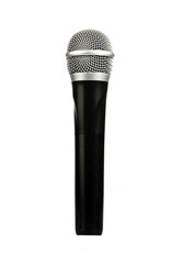 a wireless microphone on a white background