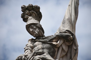 Salzburg, Alter Markt, Marktplatz, Altstadt, linke Altstadt, Brunnen, Springbrunnen, Florianibrunnen 