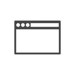 Browser vector icon