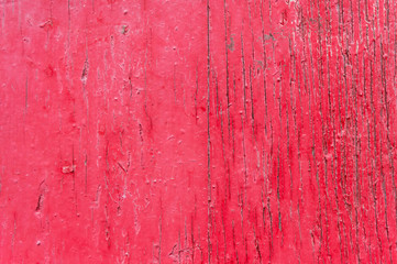 Old painted red wood texture