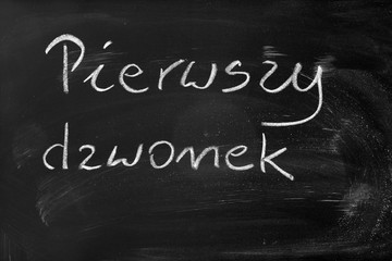 Pierwszy dzwonek. Rozpoczęcie roku szkolnego. © shake_pl