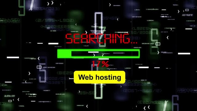 Searching online for web hosting