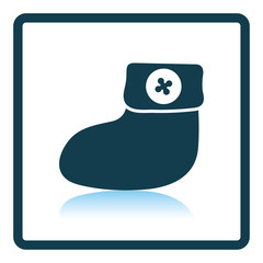 Baby bootie icon