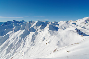 Snowy peaks