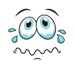 sad cartoon icon