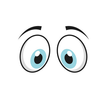 cartoon eyes icon
