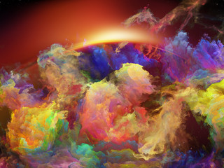 Obraz na płótnie Canvas Lights of Space Nebula
