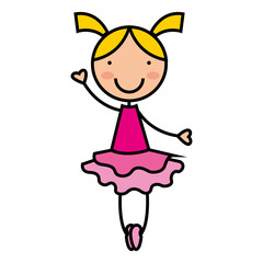 cartoon girl icon