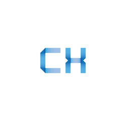 cx initial simple modern blue 